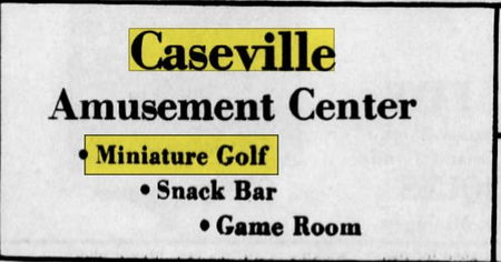Caseville Amusement Center - June 21 1968 Ad